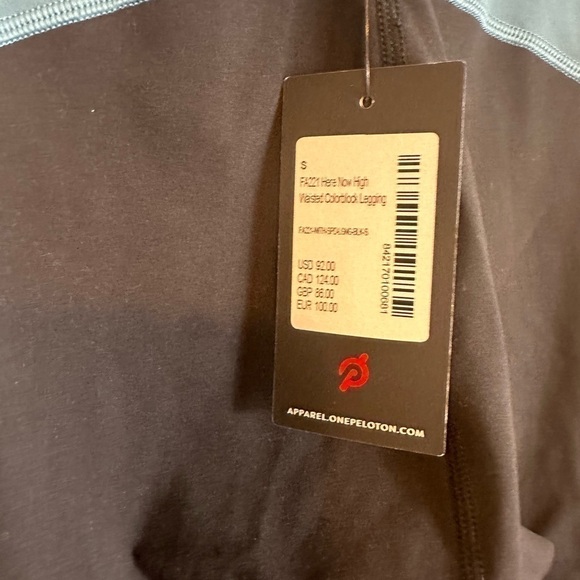 NWT Peloton Here Now high waisted colorblock legging size S - Picture 3 of 3